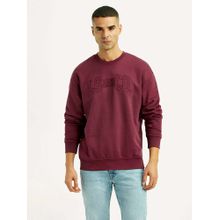 Levi's Men's Burgundy Crew Neck Sweatshirt