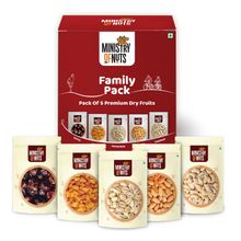 Ministry of Nuts Dry Fruits - Pack Of 5 - Almonds, Pistachios, Cashews, Raisins & Dates