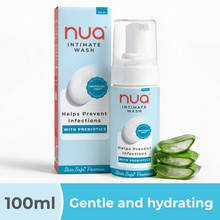 Nua Foaming Intimate Wash with Aloe Vera + Lactic Acid