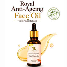 Mamash Organics Rapid Collagen Booster Face Oil with Pomegranate & Bakuchiol Anti-Aging fades scars