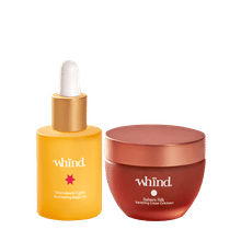 Whind Rise & Glow Illuminating Duo (Brightening Cream Exfoliator + Illuminating Oil)