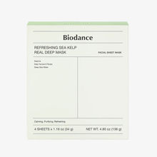 Biodance Refreshing Sea Kelp Real Deep Mask 1Box (34g*4ea)