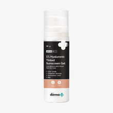 The Derma Co 1% Hyaluronic Tinted Sunscreen Gel for Broad Spectrum Protection