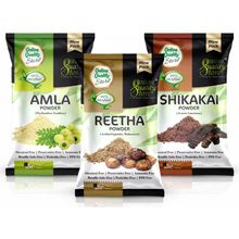 Online Quality Store Reetha Amla Shikakai Powder For Hair & Skin