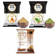 Online Quality Store Sandalwood Powder, Orange Peel Powder And Neem Powder For Skin