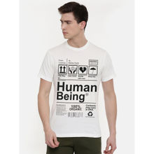 THREADCURRY Human Being Creative Graphic Printed T-shirt For Men