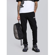 Puma Ess Zippered Jersey Op Men Black Knitted Trackpant