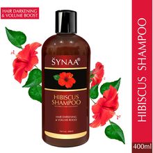 Synaa Hibiscus Shampoo Hair Darkening & Volume Boost