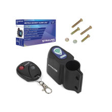 Strauss Bicycle Wireless Security Alarm Lock & Remote Black
