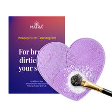 Matra Makeup Brush Cleaning Pad Silicone Mat Cosmetic Brushes Cleaner Washing Scrubber Suction Cup
