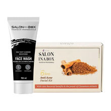 Salon In A Box Facial Care Combo - Anti - Acne Facial Kit + Deep Cleansing Face Wash