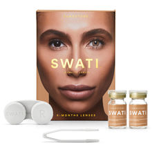 Swati Cosmetics Coloured Contact Lenses Sandstone 6 months Power 0.00