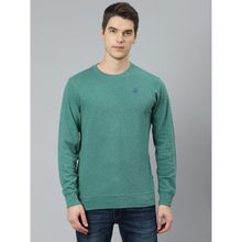Beverly Hills Polo Club One For The Road Waffle Green Sweatshirt