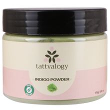 Tattvalogy Indigo Powder, Indigofera Tinctoria Powder for Natural Hair Coloring