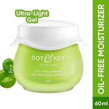 Dot & Key Cica Niacinamide & Ceramides Oil-Free Face Moisturizer For Acne & Redness Soothing