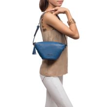 Hidesign Cordoba 06 Womens Shoulder Bag - Blue (L)