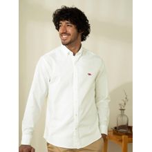 Andamen Essential White Casual Shirt- Rose Mark Regular Fit