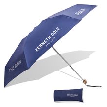 Kenneth Cole Unisex Mini Umbrella - 3 Fold- Navy Blue