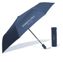 Kenneth Cole UV Protection Unisex Auto Open and Close Umbrella with Travel Sleeve - Regular Size