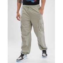 Spykar Grey Regular Fit Cargo Jogger for Men