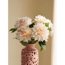 Pure Home + Living Ivory Artificial Dahlia Flower Stem - Single