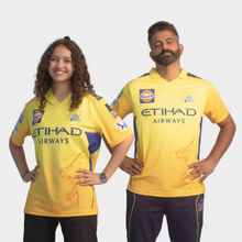 PlayR Chennai Super Kings Authentic IPL 2025 Adult Plain Match Jersey