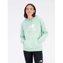 New Balance Women Green Solid Hoodie