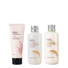 The Face Shop 3-Step Glass Skin Rice Ritual Combo