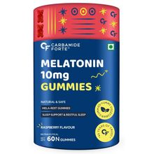 Carbamide Forte Sleeping Pills Melatonin 10mg Gummies For Better Sleep Raspbeerry flavour