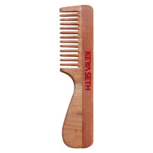 Keya Seth, Neem Wooden Handle Comb Wide Tooth For Hair Growth For Men & Women