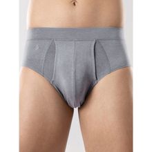 GLOOT Anti Odor Cotton Tencel Cooling Brief-GLI001-Grey Melange