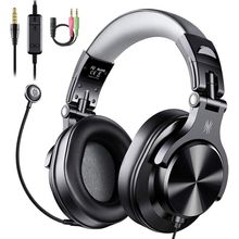 OneOdio A71D Black Over Ear Headset with Mic Black