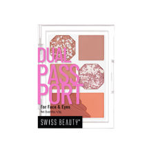 Swiss Beauty Dual Passport Eyeshadow Palette