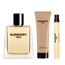 Burberry Hero Giftset - Eau De Toilette + Shower Gel + Travel Spray For Him