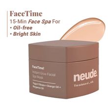 Neude Skin Instant Brightening Facial Face Mask - FaceTime