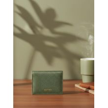 SILVIANO Green Genuine Leather Bi Fold Wallet Rfid Gift Box Included 3 Card Slots