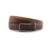 HALDEN Theo Brown Belt with Classic Black Matt Buckle