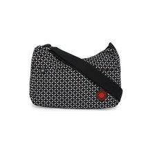 Baomi CRINKLE Range Black & Grey Color Soft Case Nylon Shoulder Bag