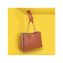 EUME Flapper Laptop Women Handbag Up To 15.6 Vegan Leather Dragonfly UV Printed Tote Hot Sauce Red