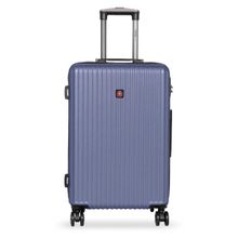 Swiss Brand RIGA Navy Color ABS Material Hard 24" Medium Trolley (M)