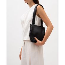 Behno New York Ari Split Base Crossbody Pebble Black