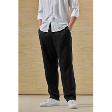 Snitch Regular Fit Stretch Black Trouser