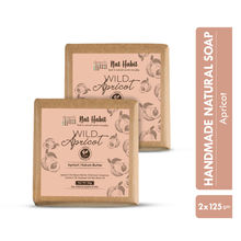 Nat Habit Ayurvedic Cold Process Apricot Butter Bath Soap - Vit C, Whitening, Nourishing & Handmade