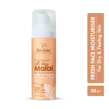 Nat Habit Honey Multi-Nut Face Moisturizer Malai, Day Cream For Dry Skin & Sensitive Skin