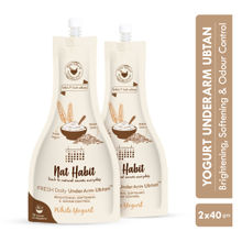 Nat Habit White Yogurt UnderArm Ubtan for Underarm Whitening, Best for Dark Underarm, 100% Natural