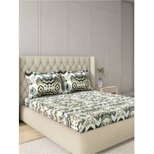 Homes Premium Microfiber Double Bedsheet with 2 Pillow Covers