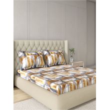 Homes Premium Microfiber Double Bedsheet with 2 Pillow Covers