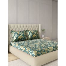 Homes Premium Microfiber Double Bedsheet with 2 Pillow Covers