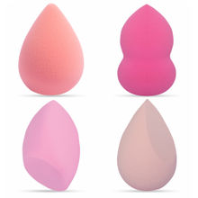 GUBB Beauty Blender For Face Makeup, Foundation Blending Beauty Sponge (Peach & Pink) - Set of 4