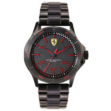 Scuderia Ferrari Sf Basics 0830815 Black Dial Analog Watch For Men